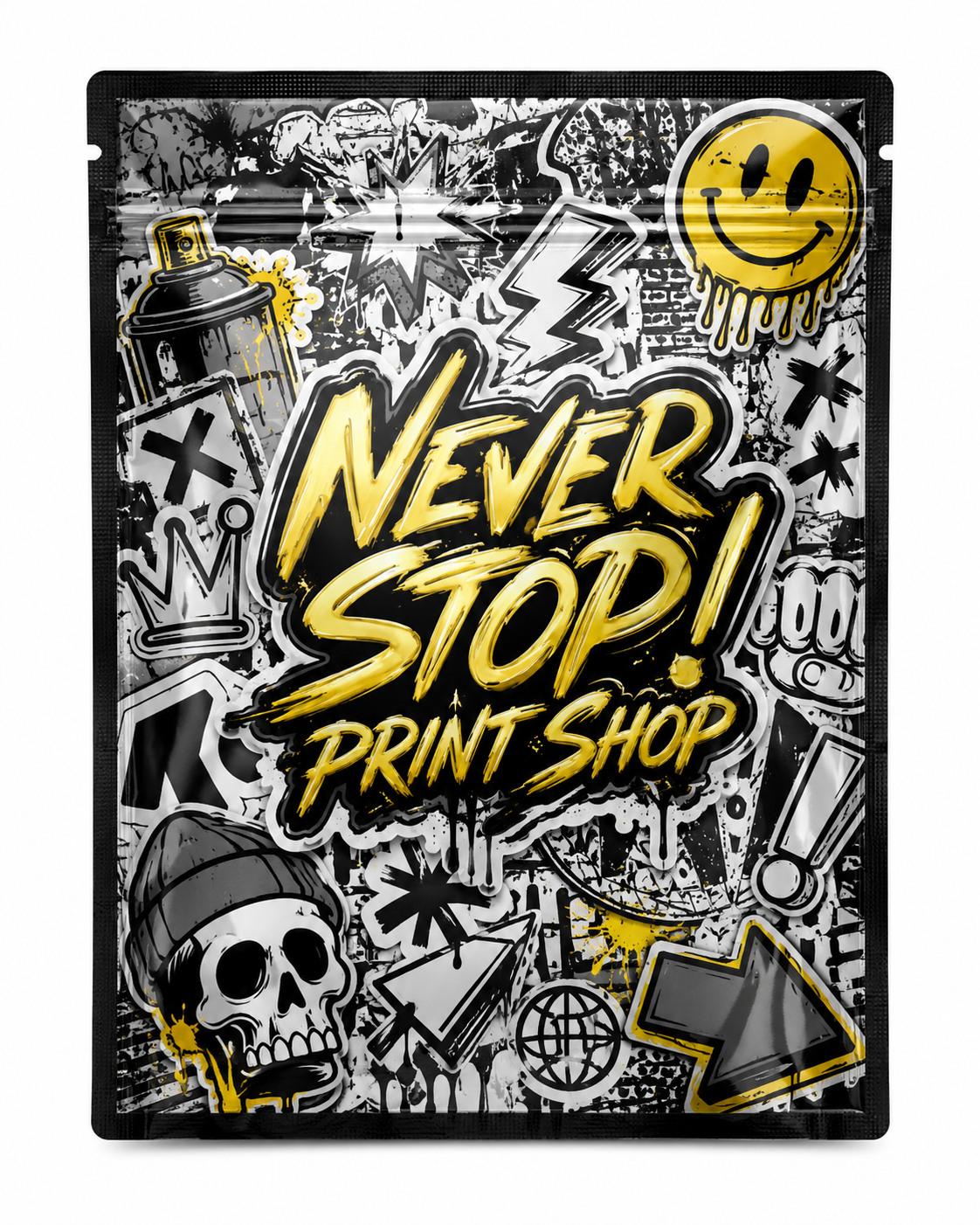 4X5 MYLAR STICKER BAG