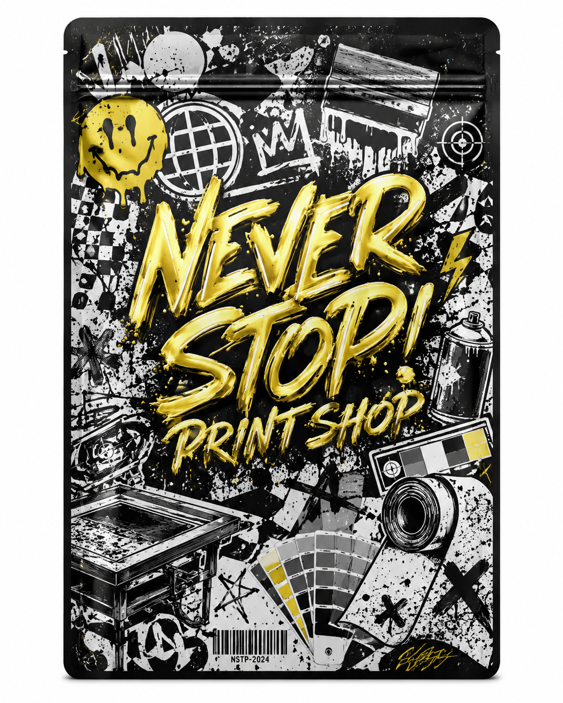 6X9 MYLAR STICKER BAG